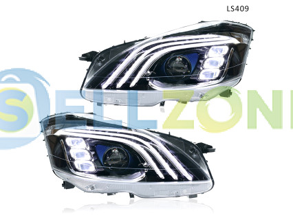 Tuning LED προβολείς Mercedes S-Class W221 (2006-2009) για νέα εμφάνιση – LS409